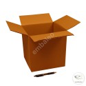 Single wall cardboard box 23 x 21 x 24 cm