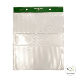 Clear wicketed bags - large size 30 x 35 cm