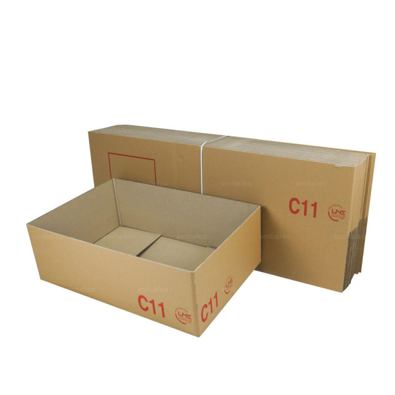 Carton standard, vente de caisse carton format standard 50x40x35 cm