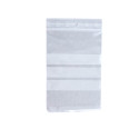 Clear zip lock bag 8 x 12 cm with write-on panels