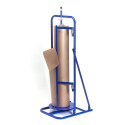 Vertical paper roll dispenser from 100 to 120 cm wide