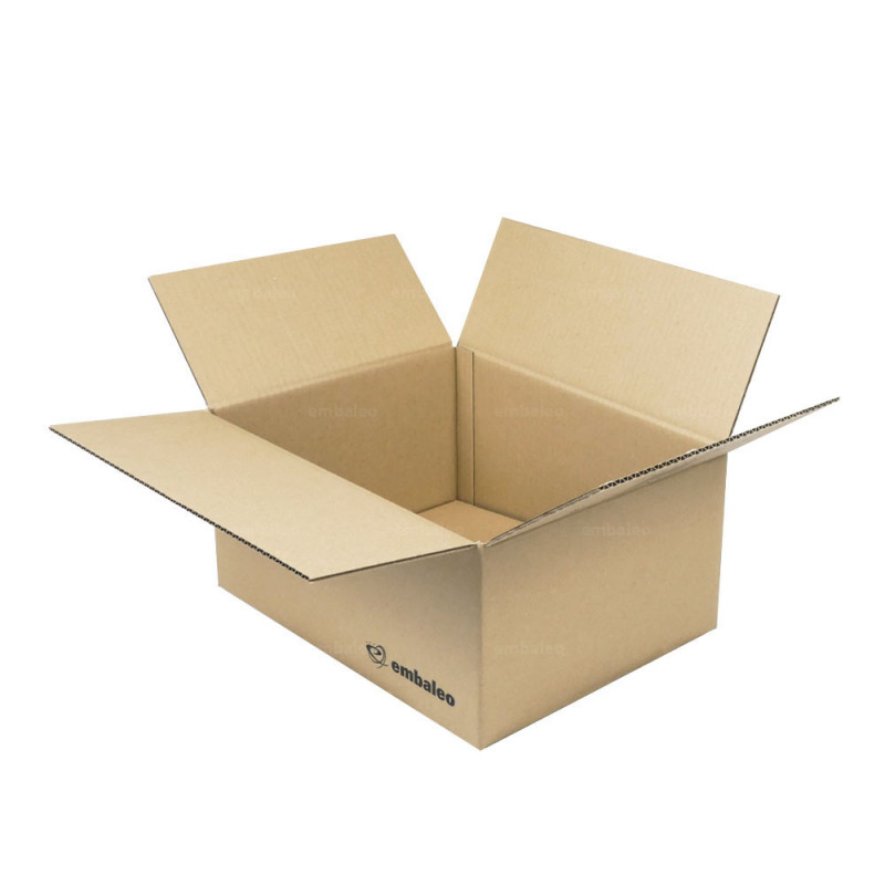 Caisses carton simple cannelure de 36 à 48 cm