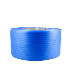 Blue polypropylene strapping 12 mm x 0,55 mm x 3000 m