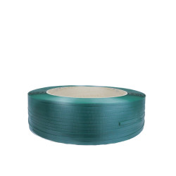 Green polyester strapping 16 mm x 0,60 mm x 2000 m