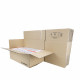 Single wall cardboard box 45 x 28 x 15 cm